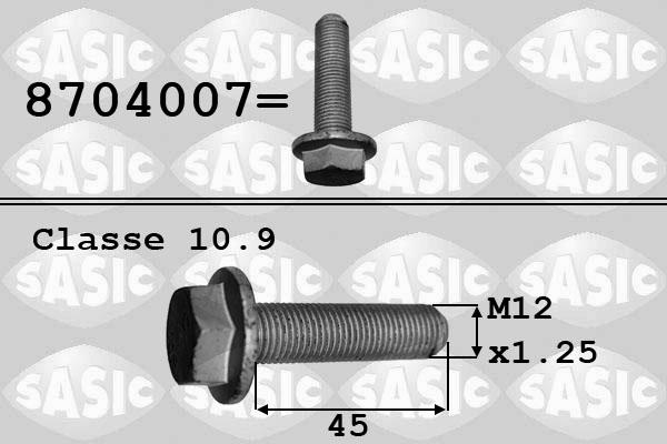 Sasic 8704007 - Skrutka remenice parts5.com