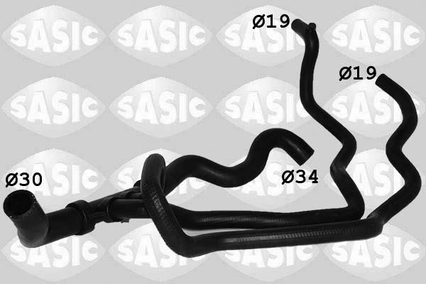 Sasic 3404217 - Przewód elastyczny chłodnicy parts5.com