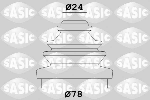 Sasic 2933013 - Burduf cauciuc, articulatie planetara parts5.com