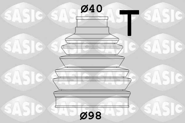 Sasic 2933023 - Manseta, pogonska gred parts5.com