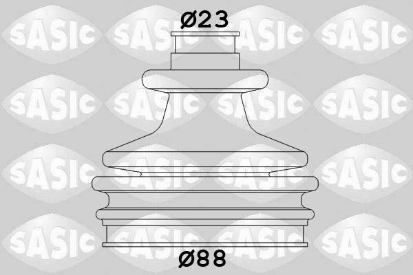 Sasic 2933803 - Маншон, полуоска parts5.com