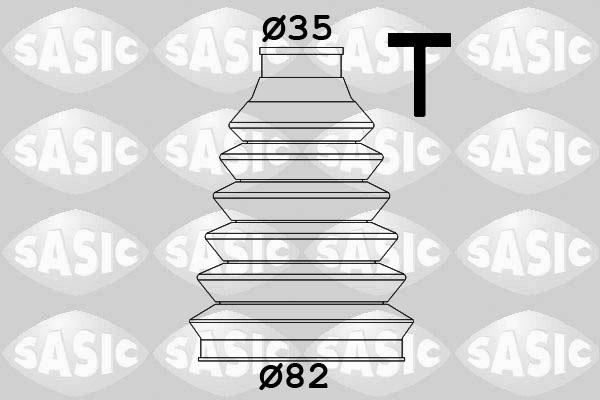 Sasic 2933313 - Маншон, полуоска parts5.com