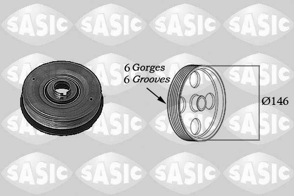 Sasic 2154013 - Koło pasowe, wał korbowy parts5.com