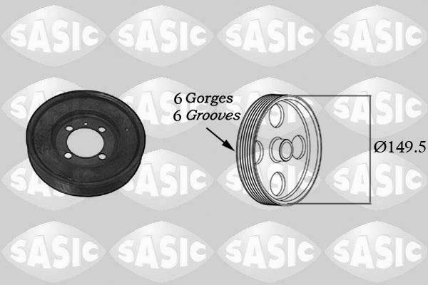 Sasic 2156017 - Remenica, radilica parts5.com