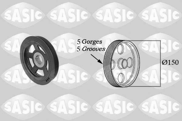 Sasic 2156072 - Fulie curea, arbore cotit parts5.com