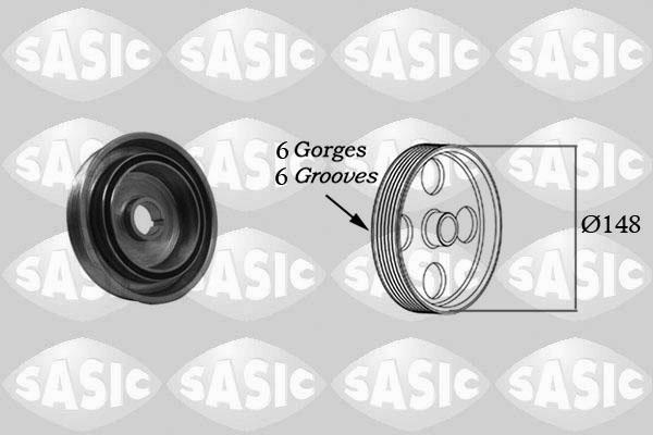 Sasic 2150021 - Koło pasowe, wał korbowy parts5.com