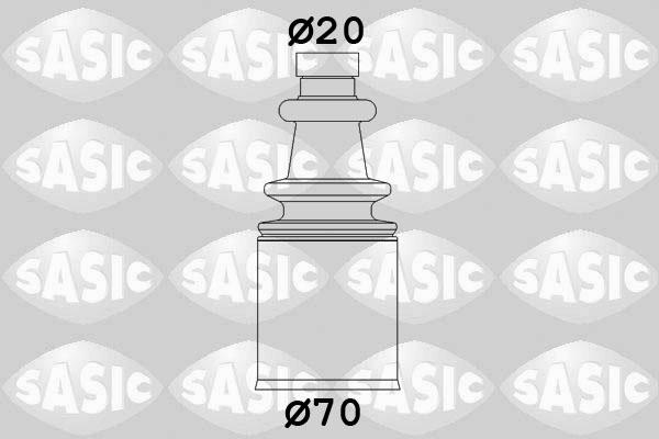 Sasic 2873693 - Faltenbalg, Antriebswelle parts5.com