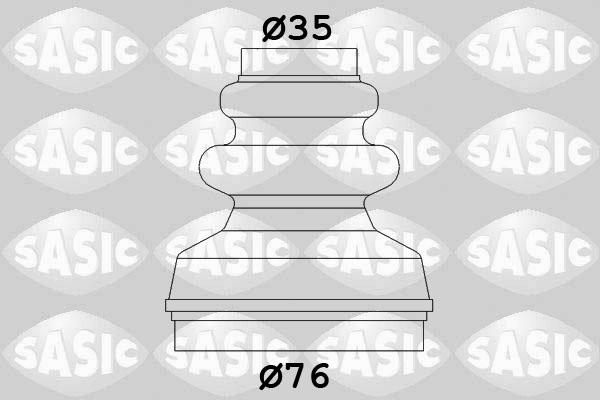 Sasic 2873813 - Burduf cauciuc, articulatie planetara parts5.com