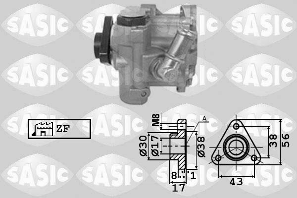 Sasic 7076048 - Pompe hydraulique, direction parts5.com