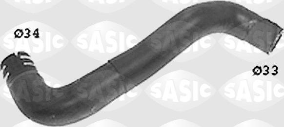 Sasic SWH6618 - Furtun radiator parts5.com