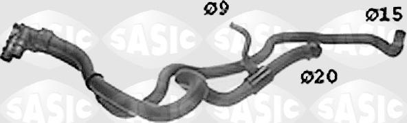 Sasic SWH0513 - Σωλήνας ψυγείου parts5.com