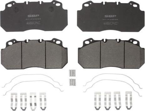 SBP 07-P29090 - Kit de plaquettes de frein, frein à disque parts5.com