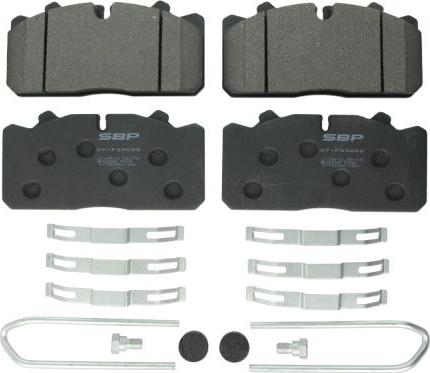 SBP 07-P29088 - Set placute frana,frana disc parts5.com