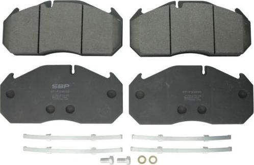 SBP 07-P29030 - Brake Pad Set, disc brake parts5.com