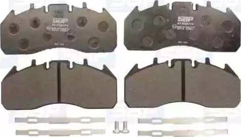 SBP 07-P29174 - Set placute frana,frana disc parts5.com