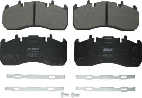 SBP 07-P29173 - Set placute frana,frana disc parts5.com