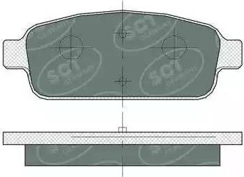 KRAFT AUTOMOTIVE 6011504 - Brake Pad Set, disc brake parts5.com