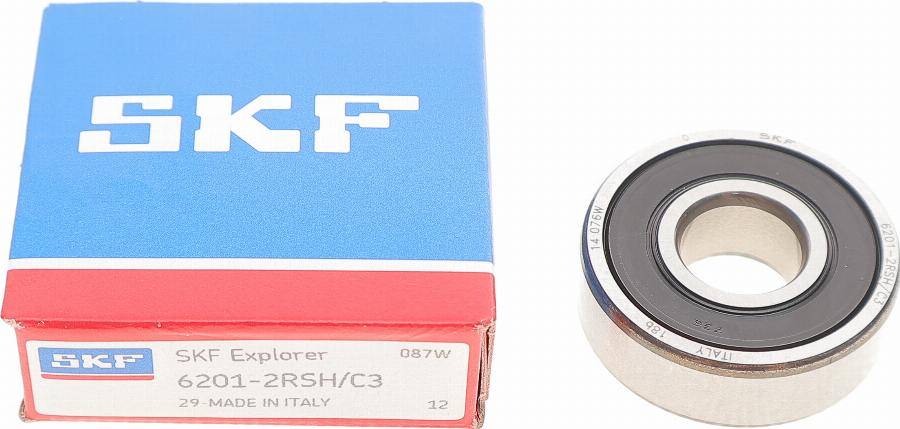 SKF 6201 2RSH/C3 - Подшипник parts5.com