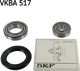 SKF VKBA 517 - Sada ložisek kol parts5.com