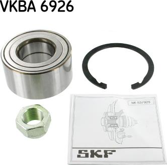 SKF VKBA 6926 - Σετ ρουλεμάν τροχών parts5.com