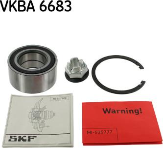 SKF VKBA 6683 - Σετ ρουλεμάν τροχών parts5.com