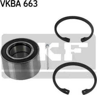 SKF VKBA 663 - Wheel hub, bearing Kit parts5.com