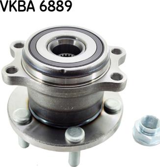 SKF VKBA 6889 - Σετ ρουλεμάν τροχών parts5.com