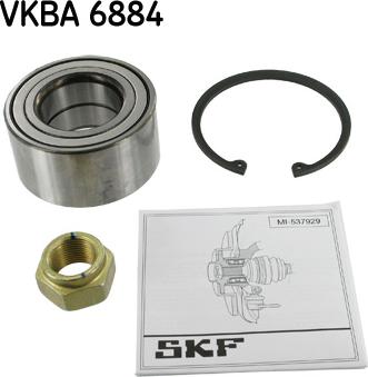 SKF VKBA 6884 - Zestaw łożysk koła parts5.com