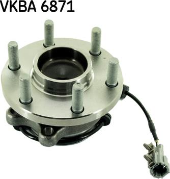 SKF VKBA 6871 - Комплект колесен лагер parts5.com