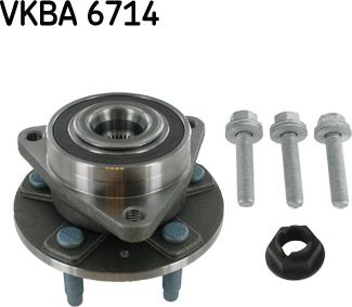 SKF VKBA 6714 - Zestaw łożysk koła parts5.com