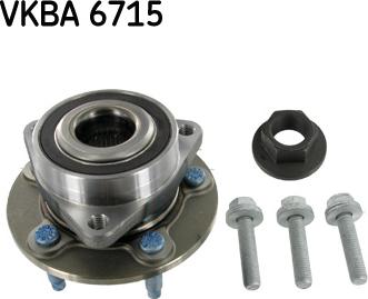 SKF VKBA 6715 - Zestaw łożysk koła parts5.com