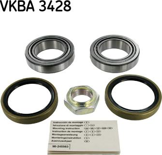 SKF VKBA 3428 - Lożisko kolesa - opravná sada parts5.com