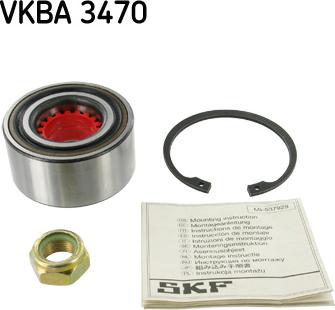 SKF VKBA 3470 - Komplet ležaja kotača parts5.com