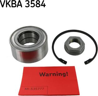 SKF VKBA 3584 - Kerékcsapágy készlet parts5.com