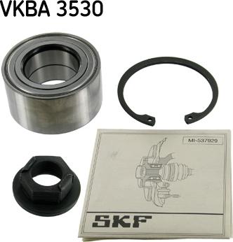 SKF VKBA 3530 - Zestaw łożysk koła parts5.com