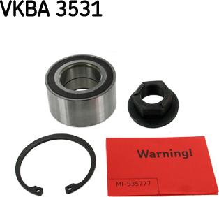 SKF VKBA 3531 - Lożisko kolesa - opravná sada parts5.com