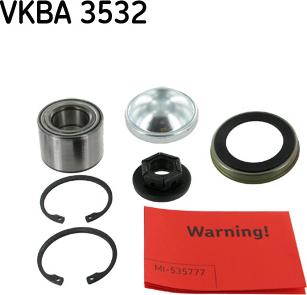 SKF VKBA 3532 - Set rulment roata parts5.com