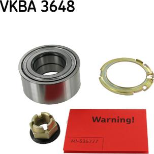 SKF VKBA 3648 - Komplet ležaja kotača parts5.com