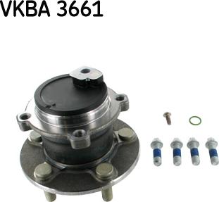 SKF VKBA 3661 - Komplet ležaja kotača parts5.com