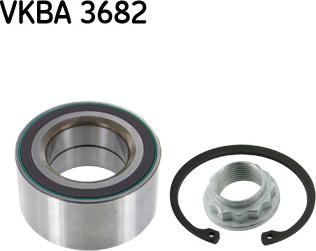 SKF VKBA 3682 - Sada ložisek kol parts5.com