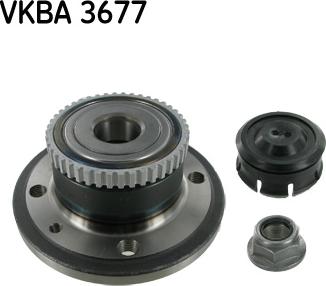 SKF VKBA 3677 - Komplet ležaja kotača parts5.com