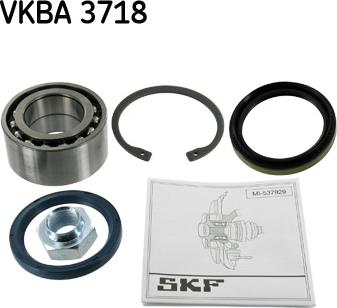 SKF VKBA 3718 - Set rulment roata parts5.com