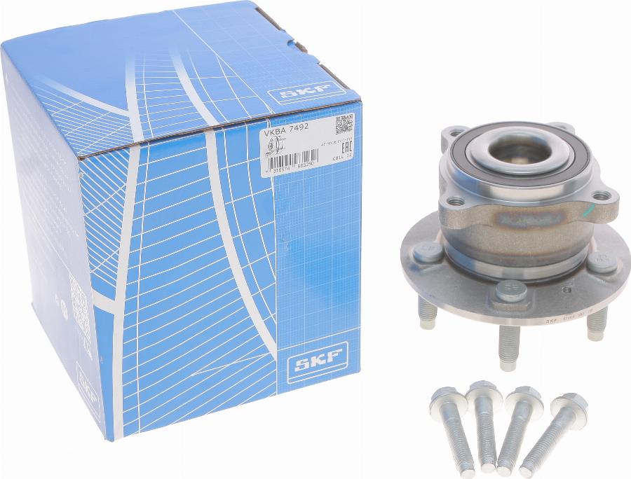 SKF VKBA 7492 - Wheel hub, bearing Kit parts5.com