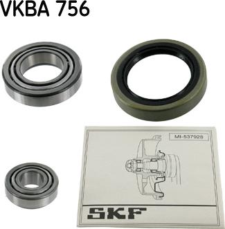 SKF VKBA 756 - Pyöränlaakerisarja parts5.com