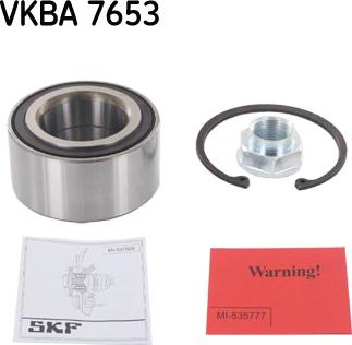 SKF VKBA 7653 - Комплект колесен лагер parts5.com