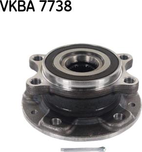 SKF VKBA 7738 - Wheel hub, bearing Kit parts5.com