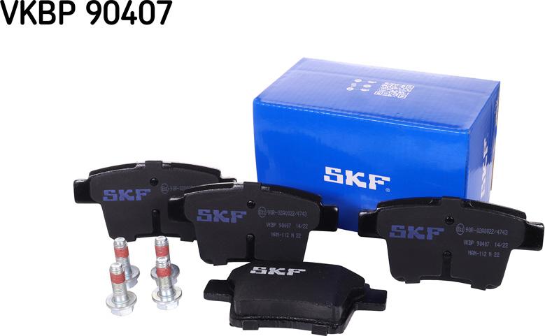 SKF VKBP 90407 - Set placute frana,frana disc parts5.com