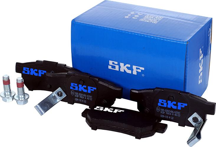 SKF VKBP 90624 A - Sada brzdových destiček, kotoučová brzda parts5.com