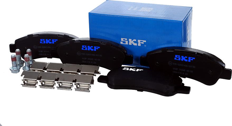 SKF VKBP 90045 - Σετ τακάκια, δισκόφρενα parts5.com