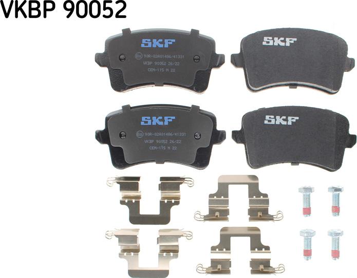 SKF VKBP 90052 - Set placute frana,frana disc parts5.com